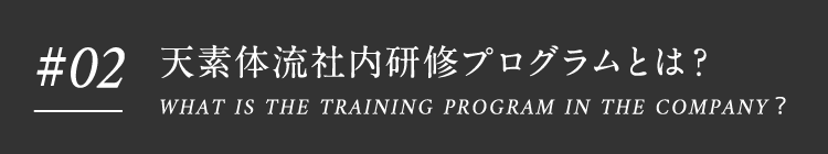 #02 天素体流社内研修プログラム